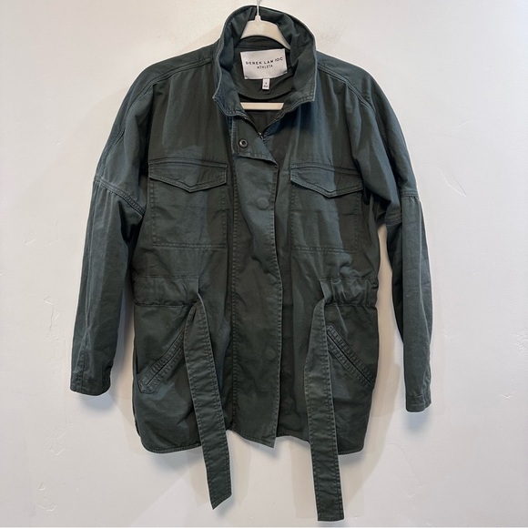 ATHLET Derek Lam 10C Greenwich Jacket Size Small Jasper Green Coat New - Picture 9 of 9